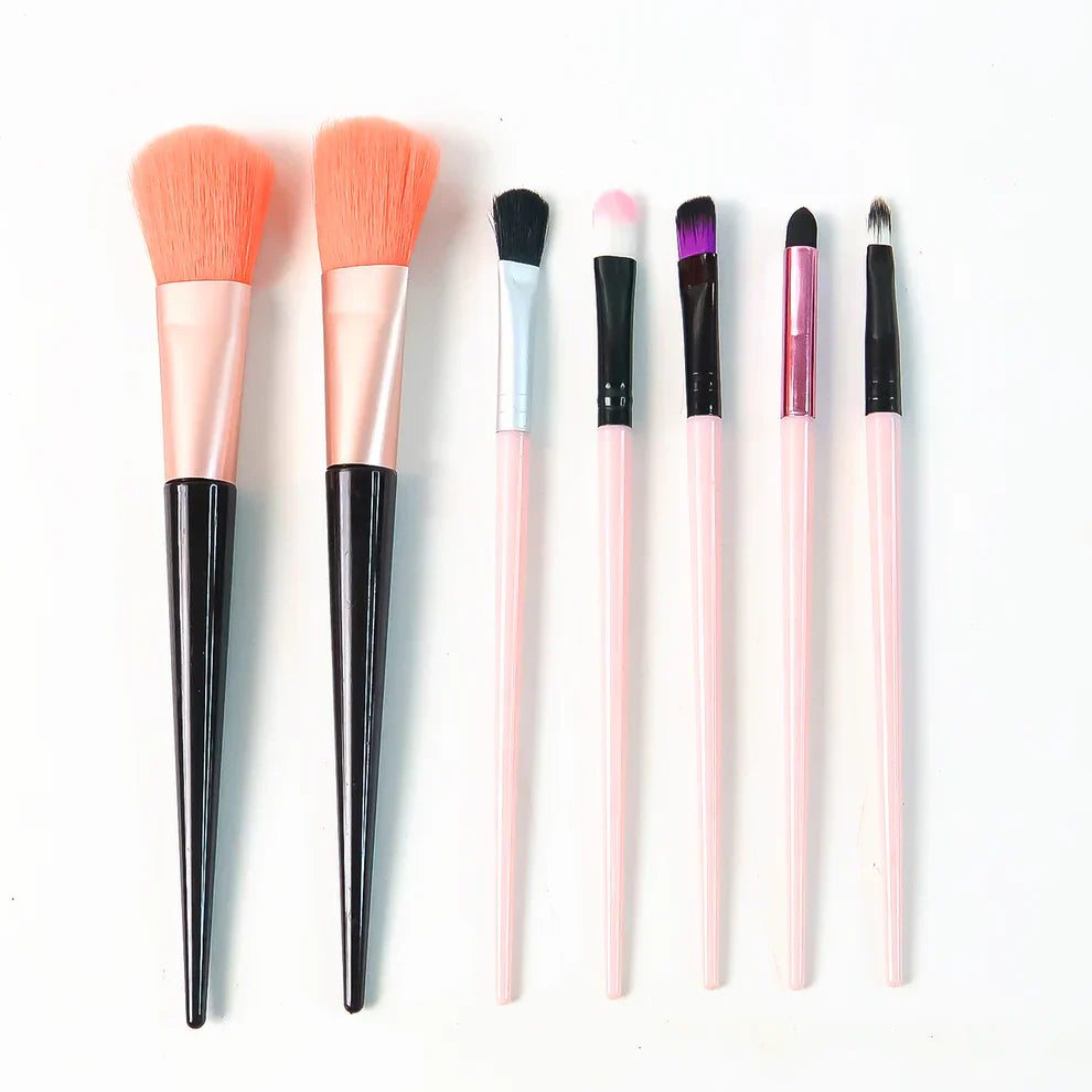 7-Piece Professional Makeup Brush Kit