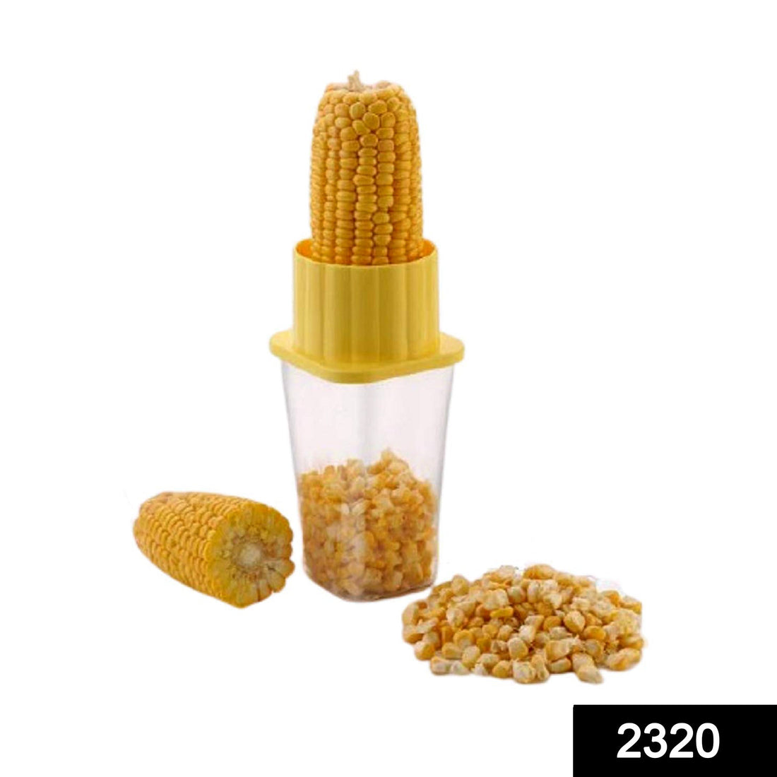 Multi Use Plastic Corn Stripper Cob Remover Bowl